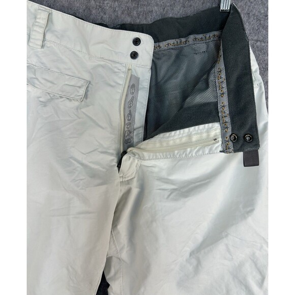 Burton Women’s Size Medium Ivory/Tan Water Resistant Ski Snowboarding Pants - Picture 6 of 12